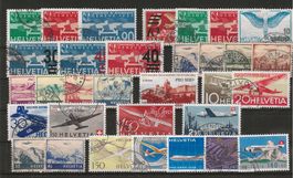 Lot CH Flugpostmarken ab 1932 : KP 515.--