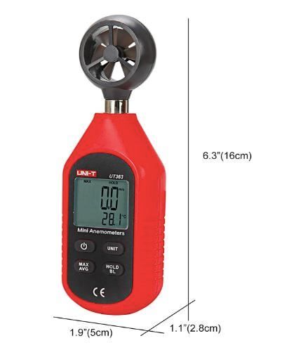 Misurare: Digital Windmesser Anemometer mit LCD – Nuovo e nell'imballaggio originale da Châtelaine venduto da topshop.switzerland 6