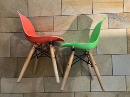 Kinderstühle wie Eames Chair