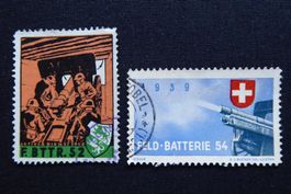 (m305) Artillerie Wit  261/1 + 266/1 ʘ