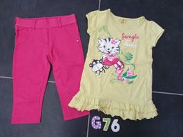 G76: T-Shirt & kurze Hose Grösse 104