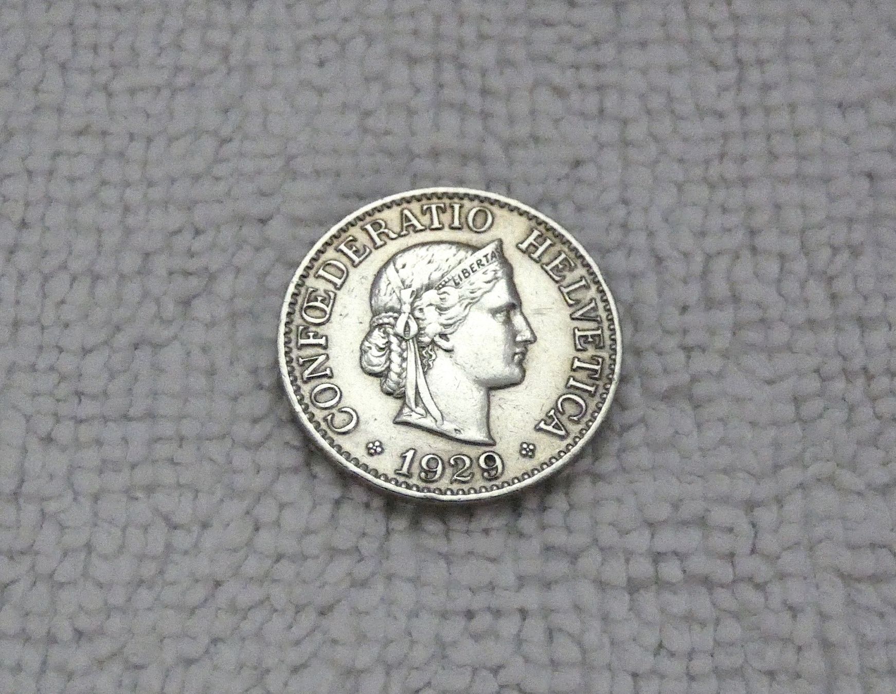 Tutti le monete: 10 centimes/rappen 1929 – Usato da Nyon venduto da Ilmi09
