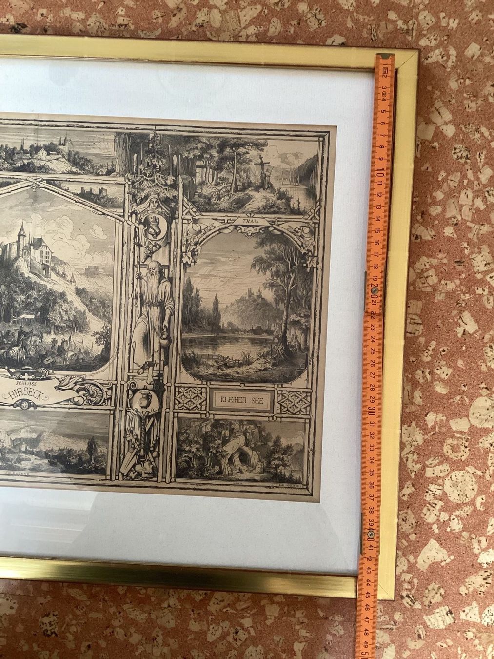 Xilografie: Arlesheim Holzschnitt Karl Jauslin 1875 – Usato da Reinach BL venduto da Linda013 4