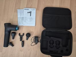 Beurer Massage-Pistole mit Zubehör + Anleitung
