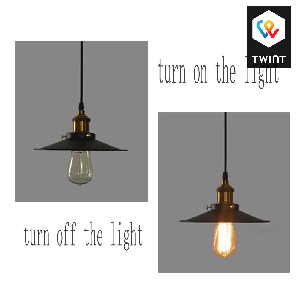 Lampadari & plafoniere: Lustre vintage industriel noir, – Nuovo e nell'imballaggio originale da Saignelégier venduto da onekeystore 4