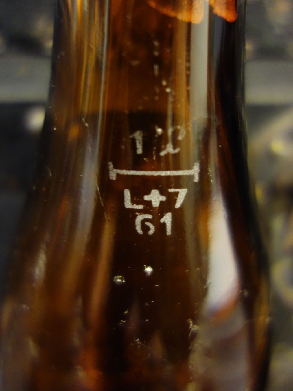Rivella Bicchieri, Caraffe & Bottiglie: alte Flasche RIVELLA 1961 BÜLACH – Usato da Kerzers venduto da Flaschenposten 9
