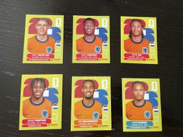 Panini World Cup 2026 - Lot 6 Joueurs Pays-Bas / Netherlands