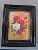 Tableau roses et tableau prière, petite taille, cadre pvc