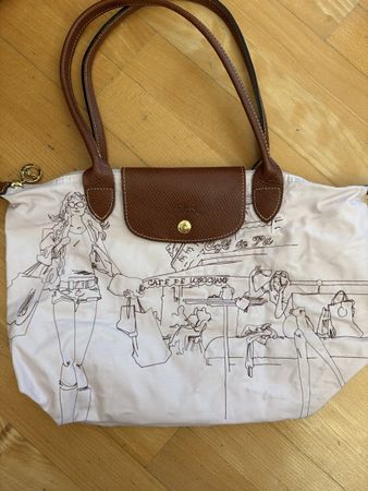 Longchamp Cafe de Longchamp lila braun