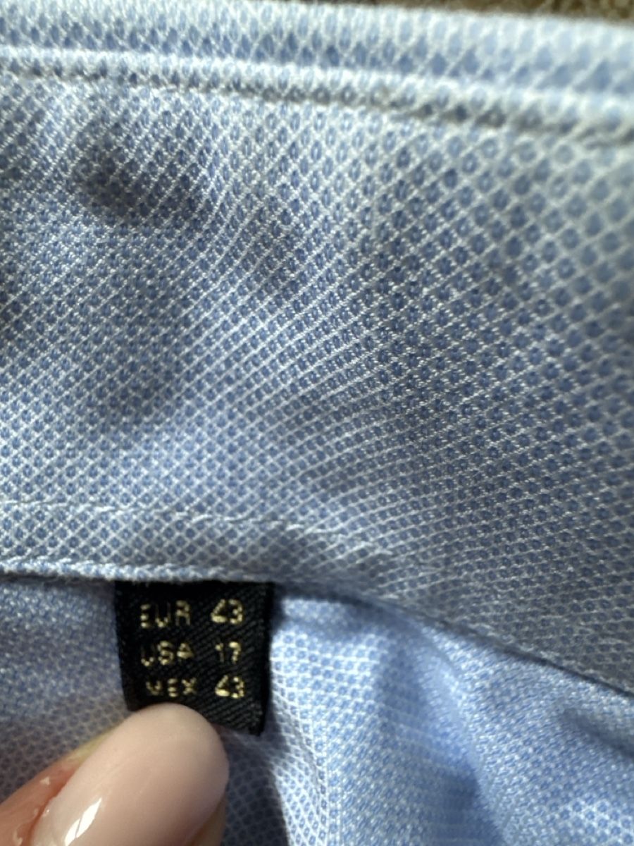 Massimo Dutti Camicie: Hemd Massimo Dutti hellblau Grösse 43 Tessuto Italiano – Usato da Schlieren venduto da nowaya 4