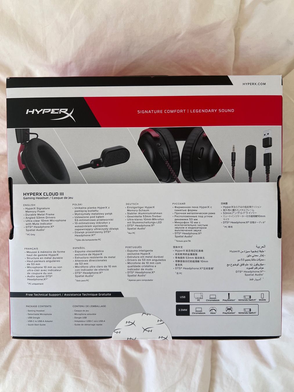 Hyperx Cuffie: HyperX Cloud III Gaming-Headset in Top Zustand! – Usato da Basel venduto da ara_rf7v 1