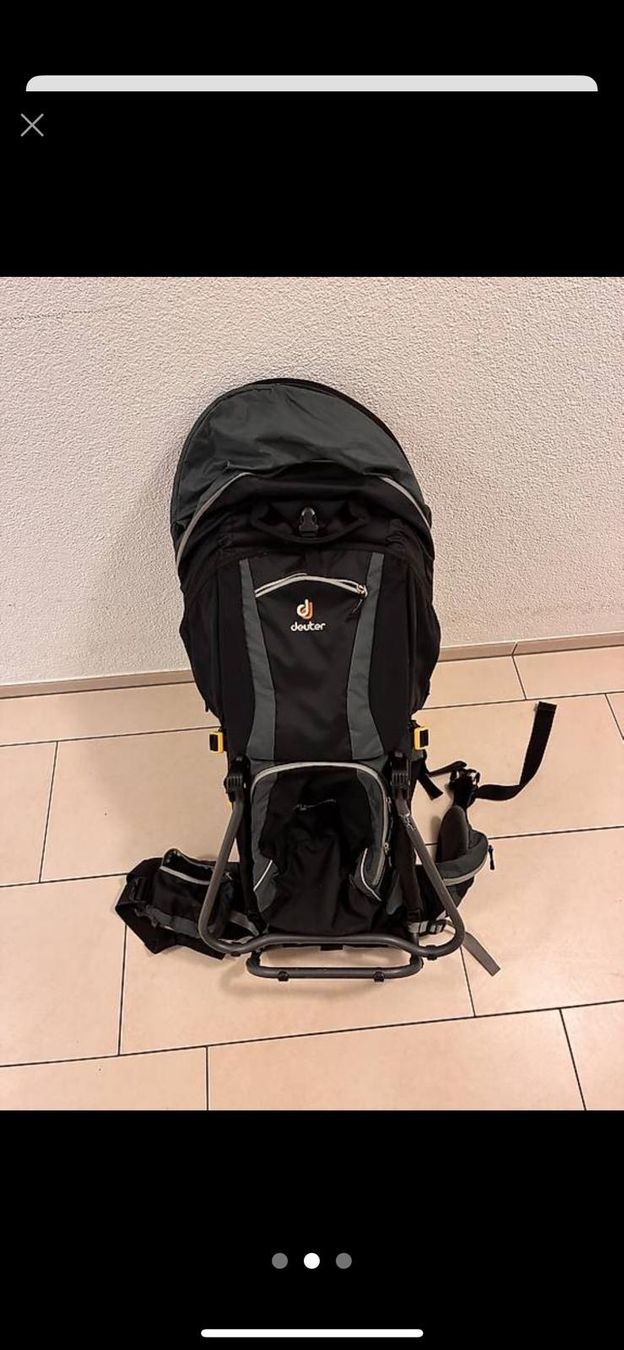 Deuter Marsupi portabebè: Deuter Kindertrage – Usato da Erlinsbach venduto da matsy