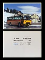 St.Moritz Oberengadin Postauto FBW 50U P24803 Foto Druck A5