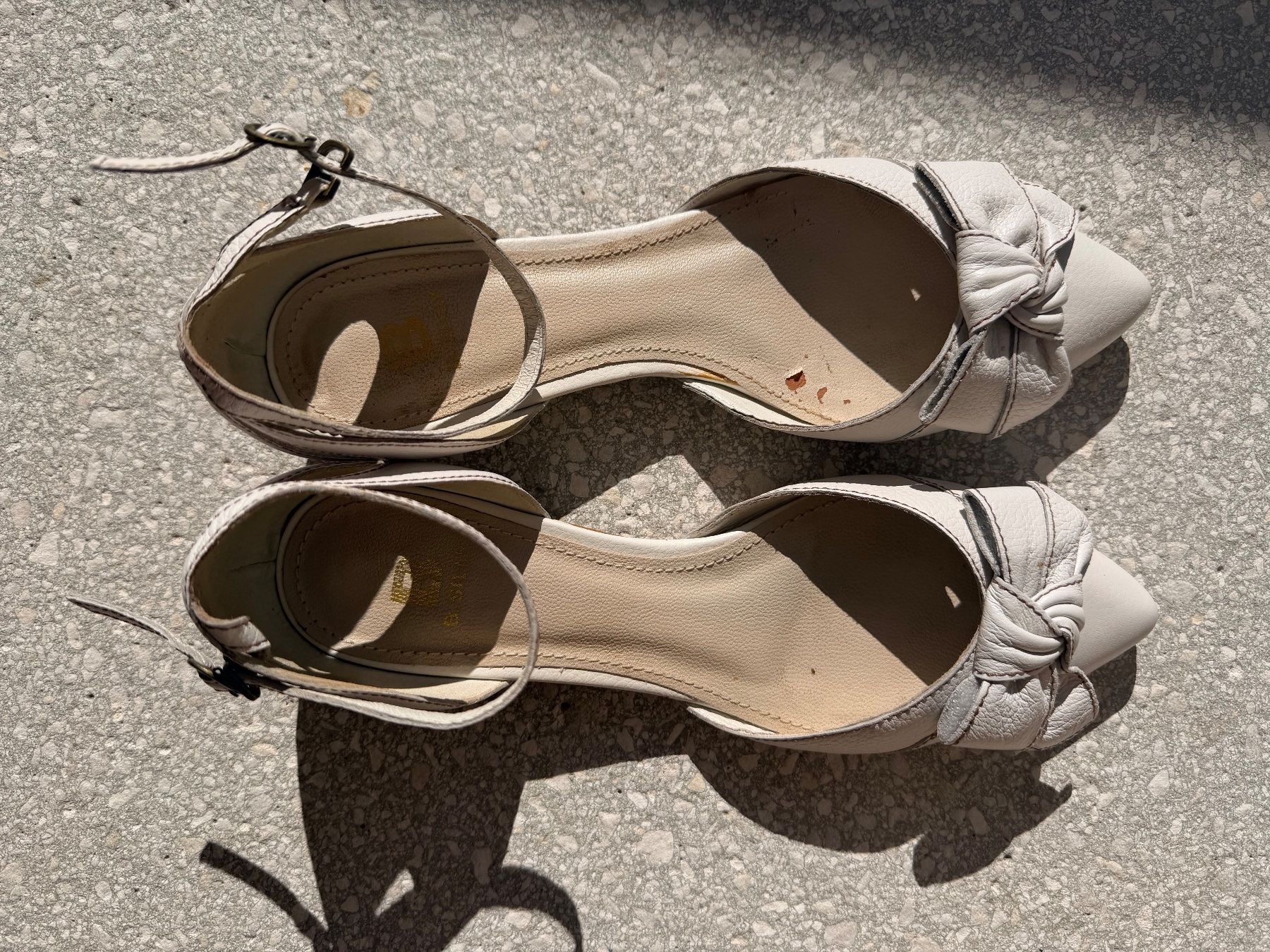 Scarpe da donna: Slingpumps Cremeweiss Grösse 38 – Usato da Brütten venduto da Rod816 2