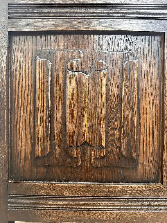 Cassapanche: Vintage Jaycee Tudor Sitztruhe aus Eichenholz – Usato da Obernau venduto da Arche_Noah_Brocki 5