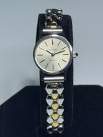 OMEGA De Ville Vintage Damenuhr – Bicolor Gold/Silber, Quarz