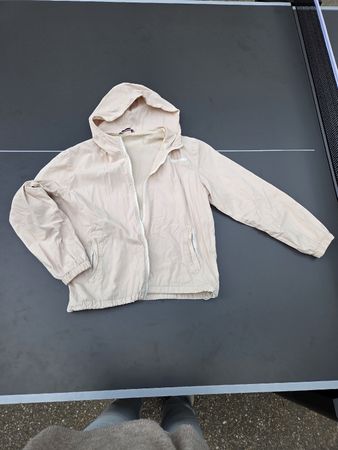 Leichte Kapuzenjacke hellrosa mit Reissverschluss Grösse S/M
