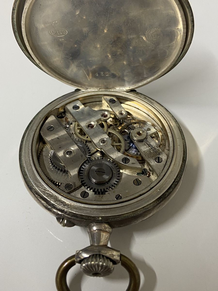 Orologi: Antike Silberne  800 Taschenuhr – Usato da Dietikon venduto da brocki-eyra 5