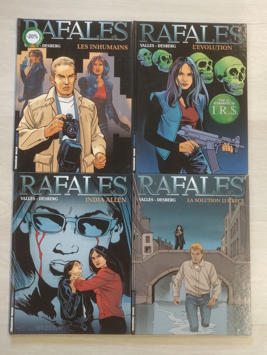 Fumetti: Rafales - Valles Desberg T1 à T4 EO TBE – Usato da Farvagny-le-Grand venduto da LaCaverne