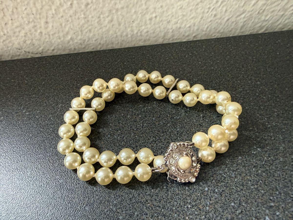 Armbänder & -reifen: Vintage Perlenarmband – Gebraucht aus Lamone von LaCantinaMagica 2