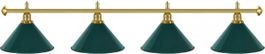 Billard Lampe - grün metall