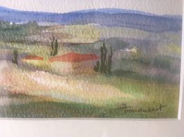 Très belle aquarelle signée.