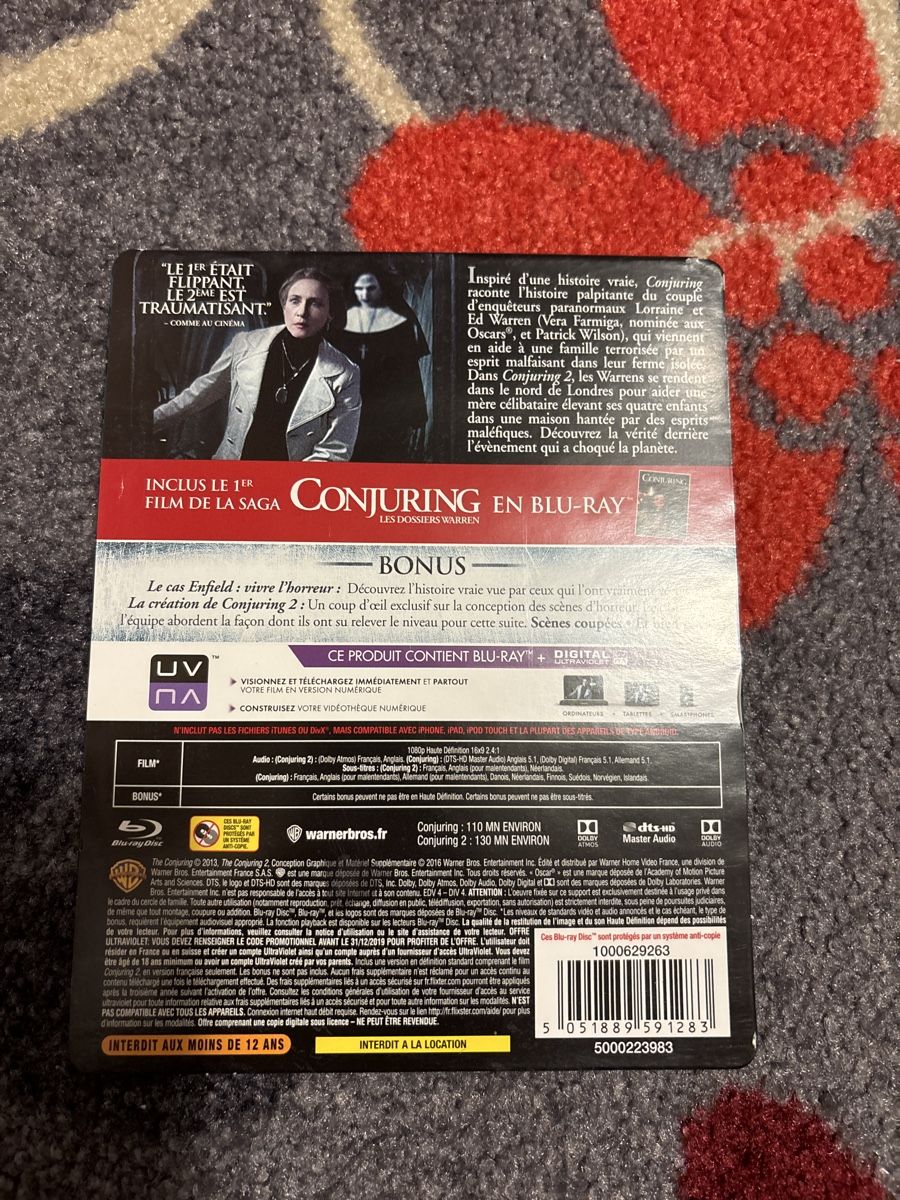 Tutti i DVDs: Conjuring 2 - Le Cas Enfield Blu-ray + Digital HD Neuf – Usato da Les Bois venduto da warner10504 1
