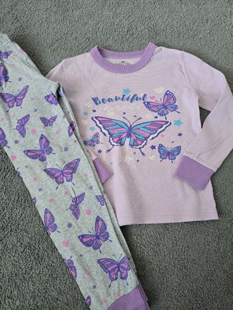 Pyjama Mädchen Schmetterling  Grösse 110