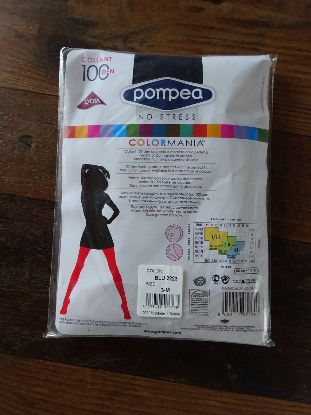 Collants: Strumpfhose-Colormania/Pompea – Neuf avec emballage d'origine à Rothrist par Mistery1 1