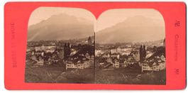 Stereo-Fotografie Lucerne, Blick auf die