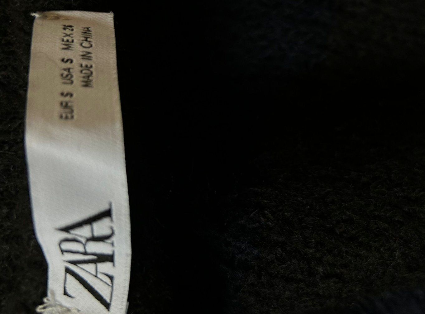 Zara Pullover & Sweatshirts: Zara Striped Sweater, BLACK/NAVY Transparent – Gebraucht aus Zürich von Konsumware 2