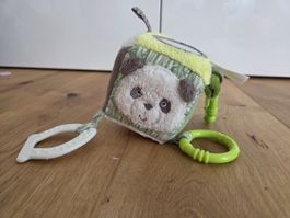 Spielwürfel Panda mit Spiegel und Beissringen