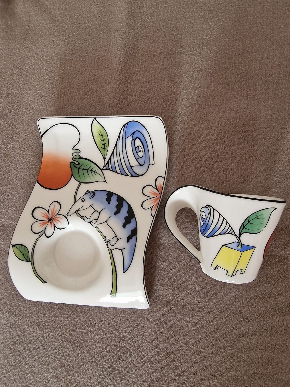 Villeroy & Boch Tazze: Villeroy&Boch Tasse mit Teller – Usato da Emmenbrücke venduto da clodilaus 1