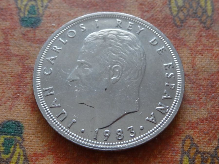 Alle Münzen: ESPAGNE  50  Pesetas  1983 – Gebraucht aus Romanel-sur-Lausanne von Swift13 1
