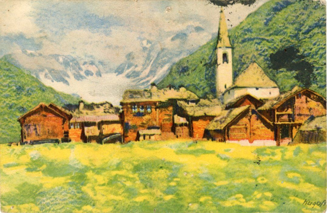 Cartoline postali: Kippel  VS  im Lötschental  -    6  diverse Karten – Usato da Brig venduto da Valcards54 3