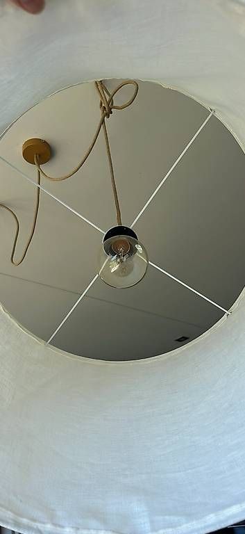 Abat-jours: Linen lamp shade 50 cm diameter – D'occasion à Oberägeri par Theonose74 1
