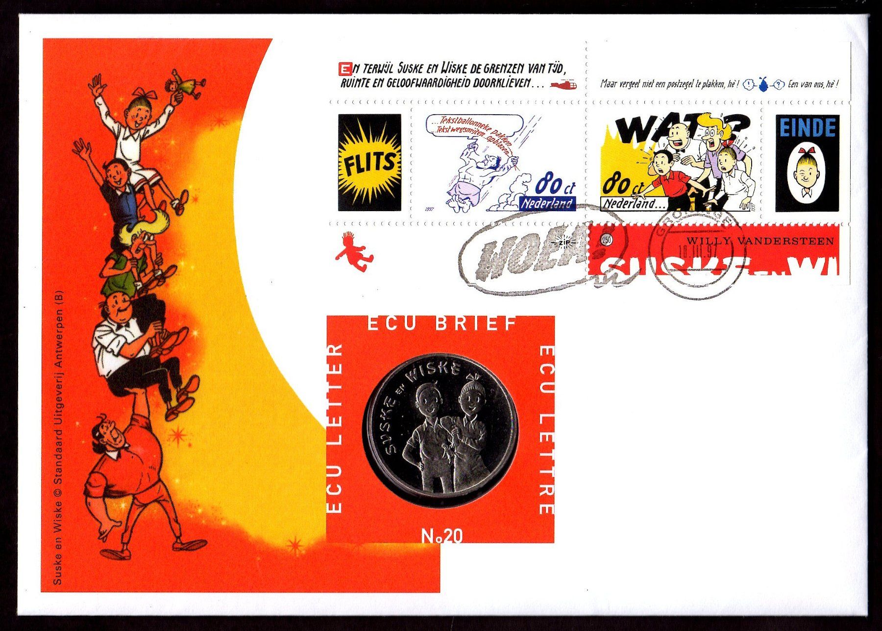 Tutti le monete: ECU - Numis, Niederlande, FLITS, Comic-Strip-Marken, selten – Nuovo (secondo la descrizione) da Walzenhausen venduto da dream-day