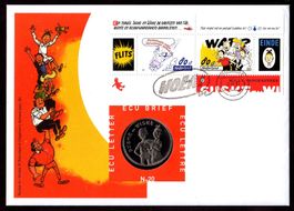 ECU - Numis, Niederlande, FLITS, Comic-Strip-Marken, selten