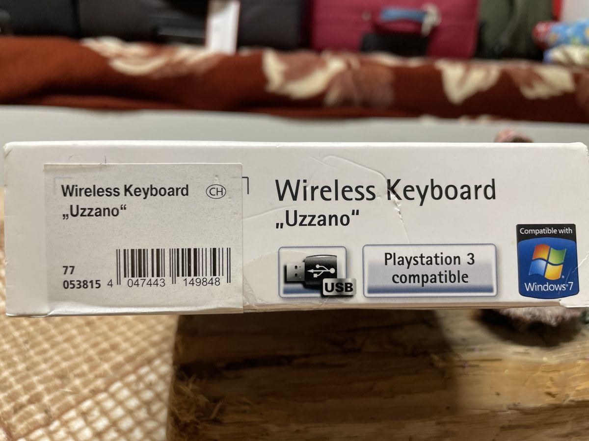 Tastiere: Wireless Keyboard Uzzano USB Plug and Play neuwertig – Nuovo e nell'imballaggio originale da Menziken venduto da Ivandy 2