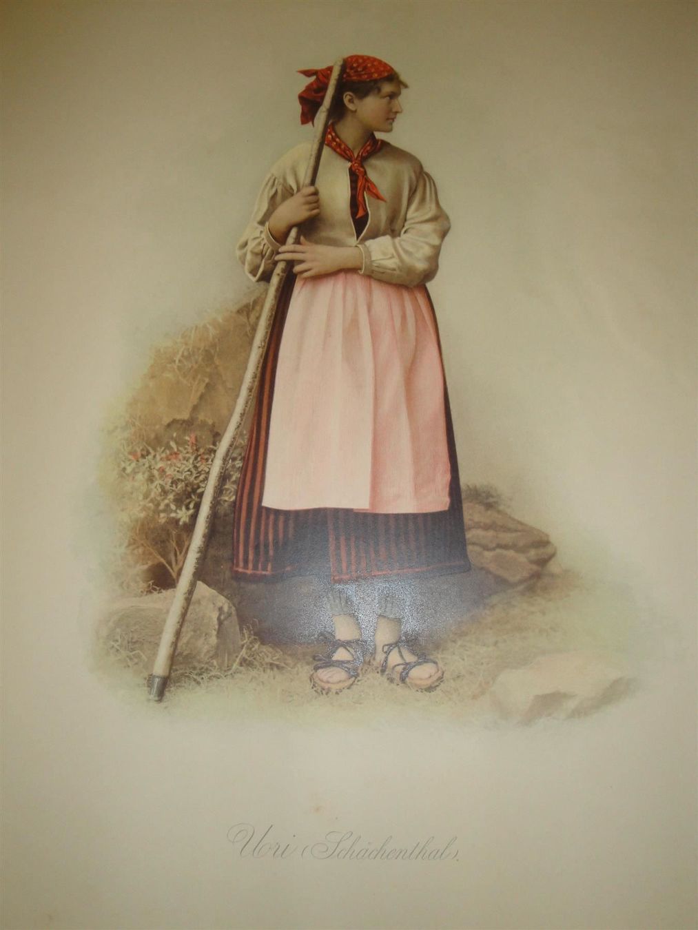 Grafiken & Lithographien: Schweizer Trachten Chromolithos 35 Stk.( Schundpreis) – Gebraucht aus Trachslau von post35 6