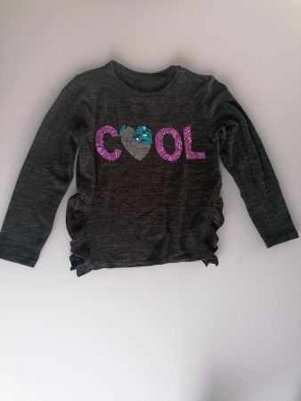 SEHR GUTER ZUST: dünner Girl Pulli mit PAILLETTEN 128