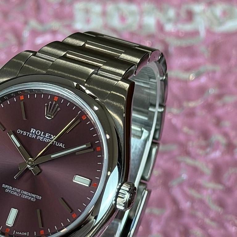 Montres: Rolex Oyster Perpetual "Grape" 39mm 114300 – D'occasion à Genève par minty.watches 3