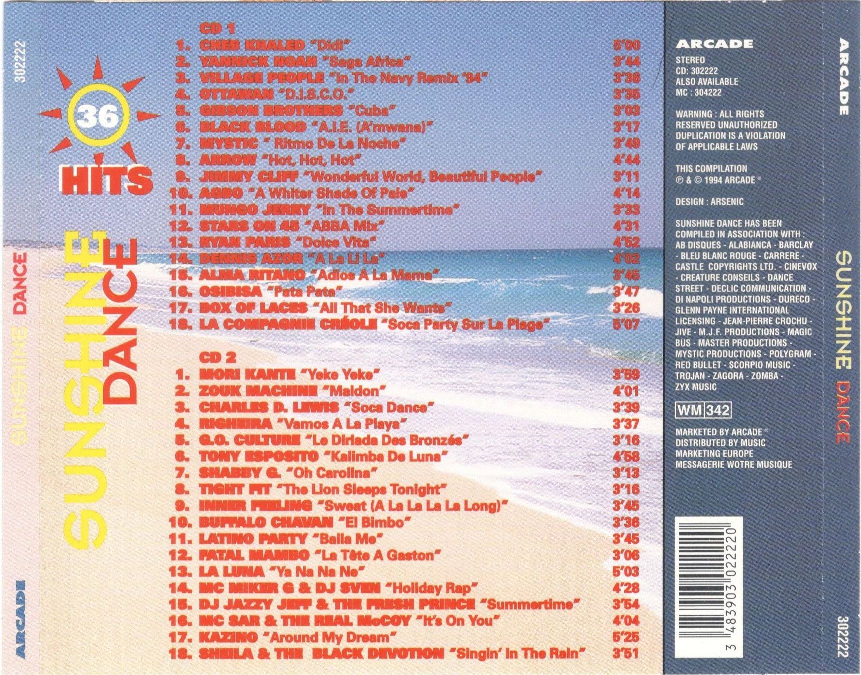CDs: Sunshine Dance Doppel CD – Gebraucht aus St. Margarethen TG von  1