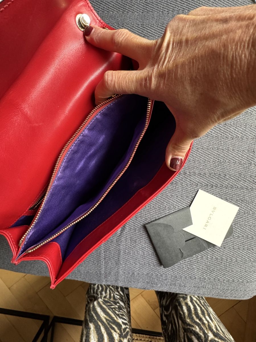 Bulgari Borse da donna: Sac Bulgari Serpenti Forever rouge – Usato da Genève venduto da inf_2ggr 2