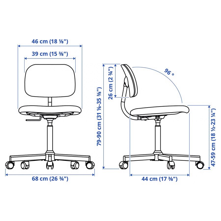 Ikea Sedie: Bürostuhl Ikea Bleckberget Grün – Usato da Uster venduto da all_rcw9 2