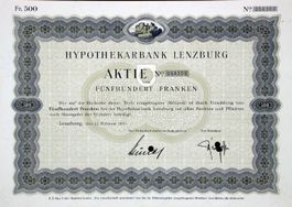 Hypothekarbank Lenzburg, Lenzburg - 1986