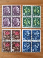 CH-PJ 4-er Block mit STempel TDB Zustand gemäss Bilder X1