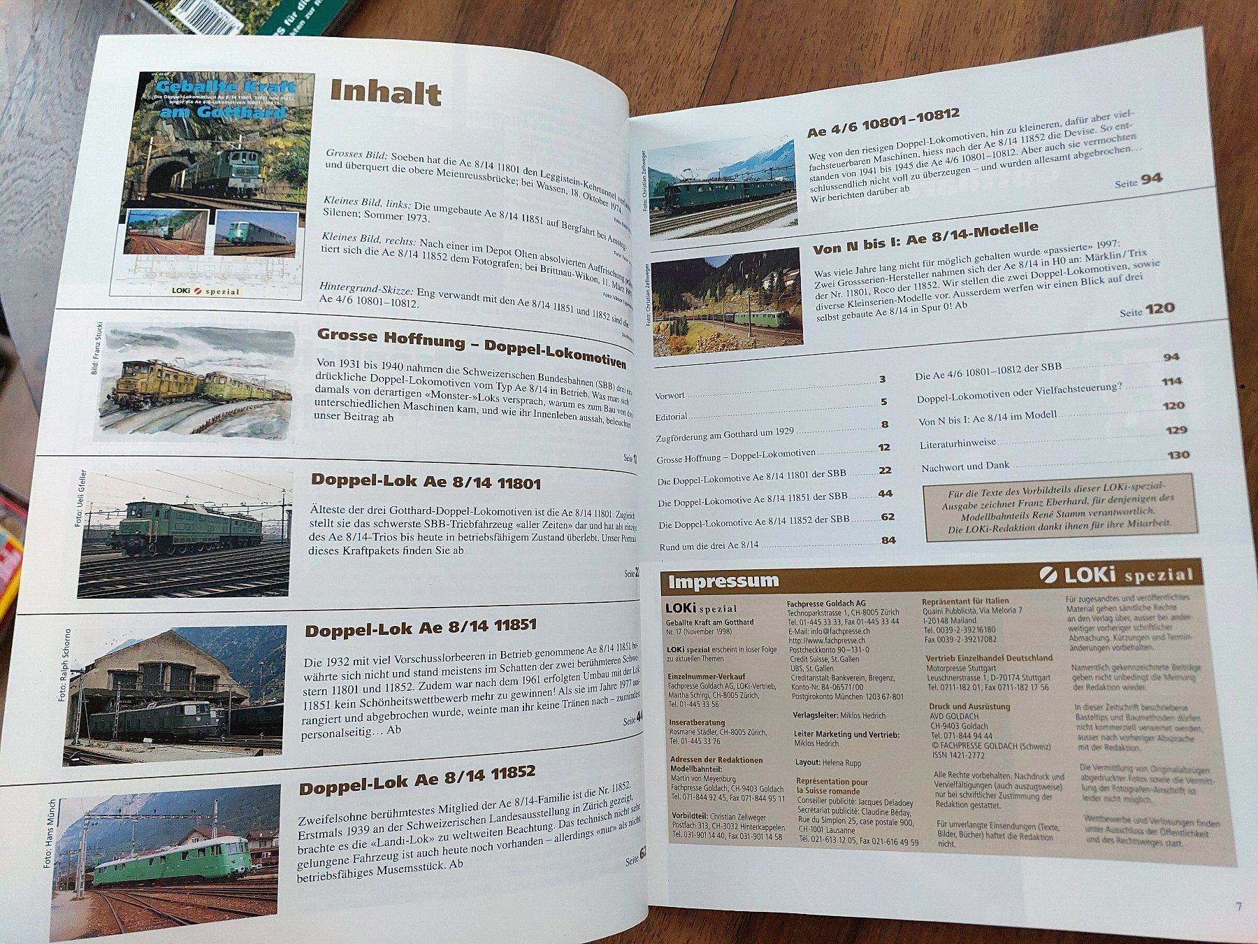 Revues & Magazines: Geballte Kraft am Gotthard - LOKI spezial – D'occasion à Schönenwerd par Steidi 1