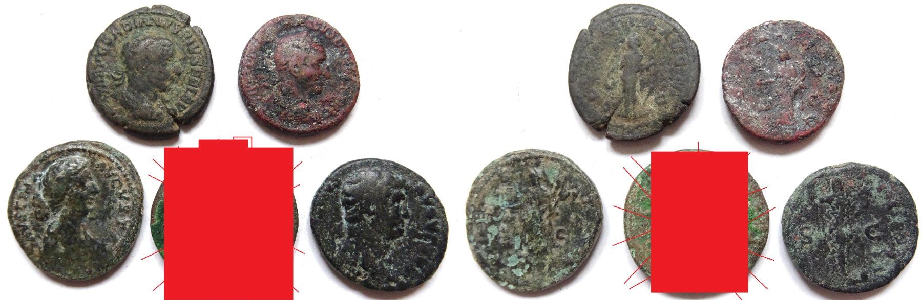 Tutti le monete: lot 4 römische sesterz – Usato da La Sarraz venduto da classicworldcoins