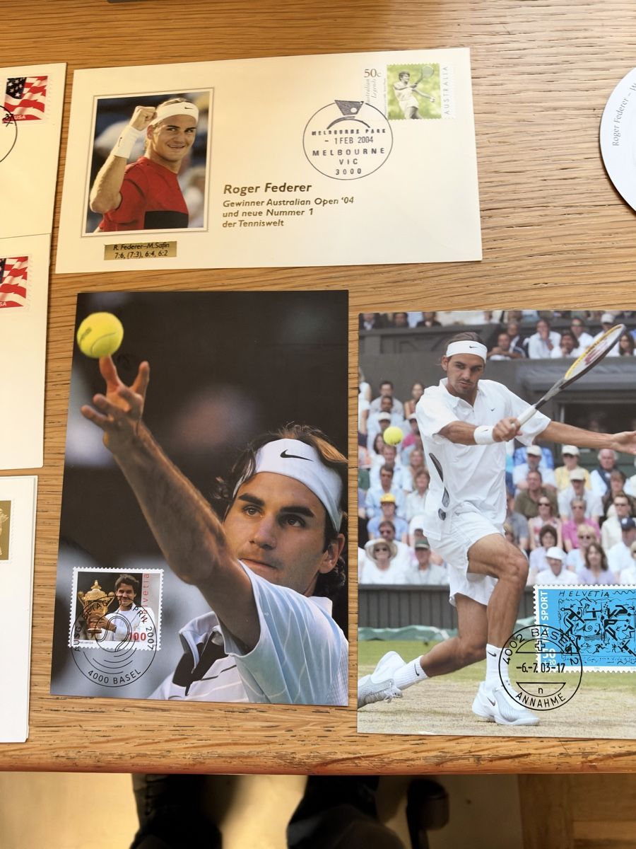 Tous les timbres: 9 Belege Roger Federer – Neuf (Voir description) à Murgenthal par Tina_4055 1
